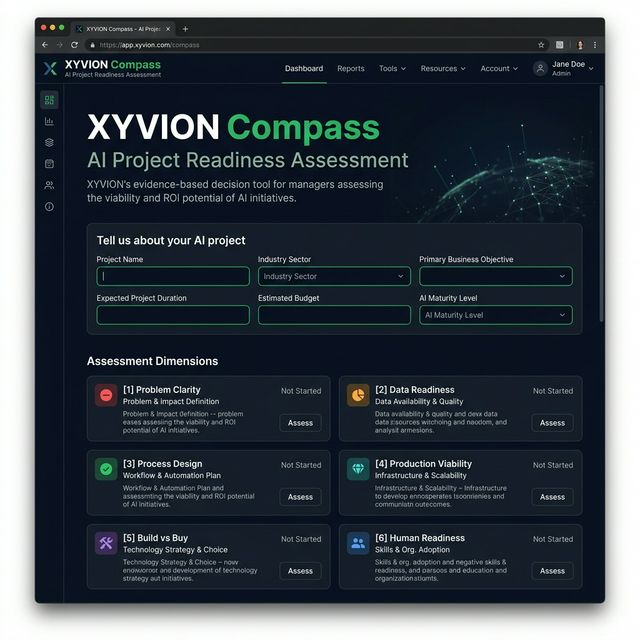 XYVION Compass assessment interface